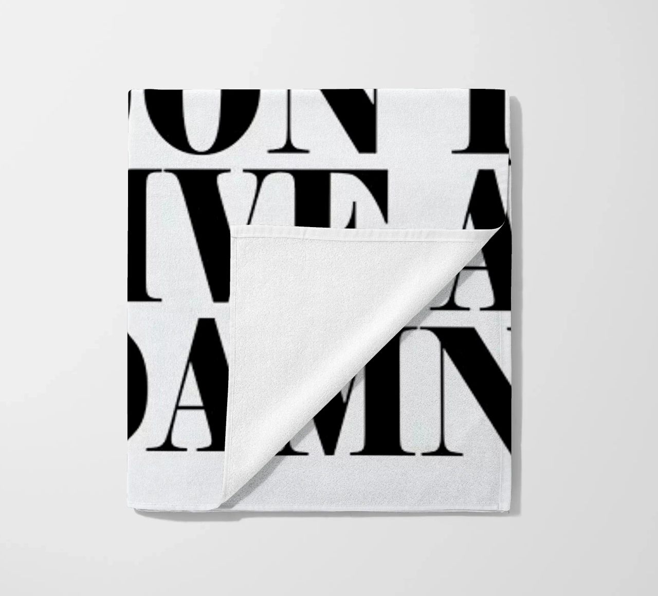 Frankly My Dear I Don’t Give A Damn beach towel by Honeymoon Hotel