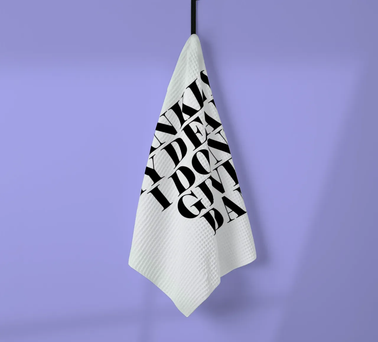 Frankly My Dear I Don’t Give A Damn Geschirrtuch von Honeymoon Hotel