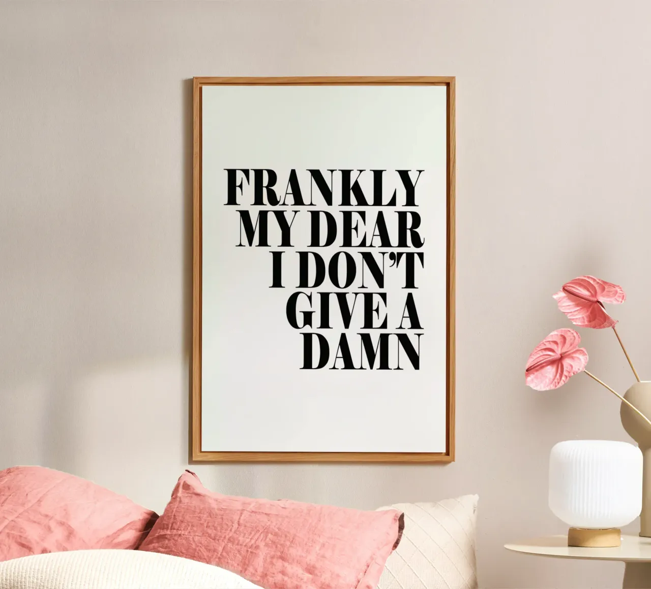 Frankly My Dear I Don’t Give A Damn alluminio dibond da Honeymoon Hotel