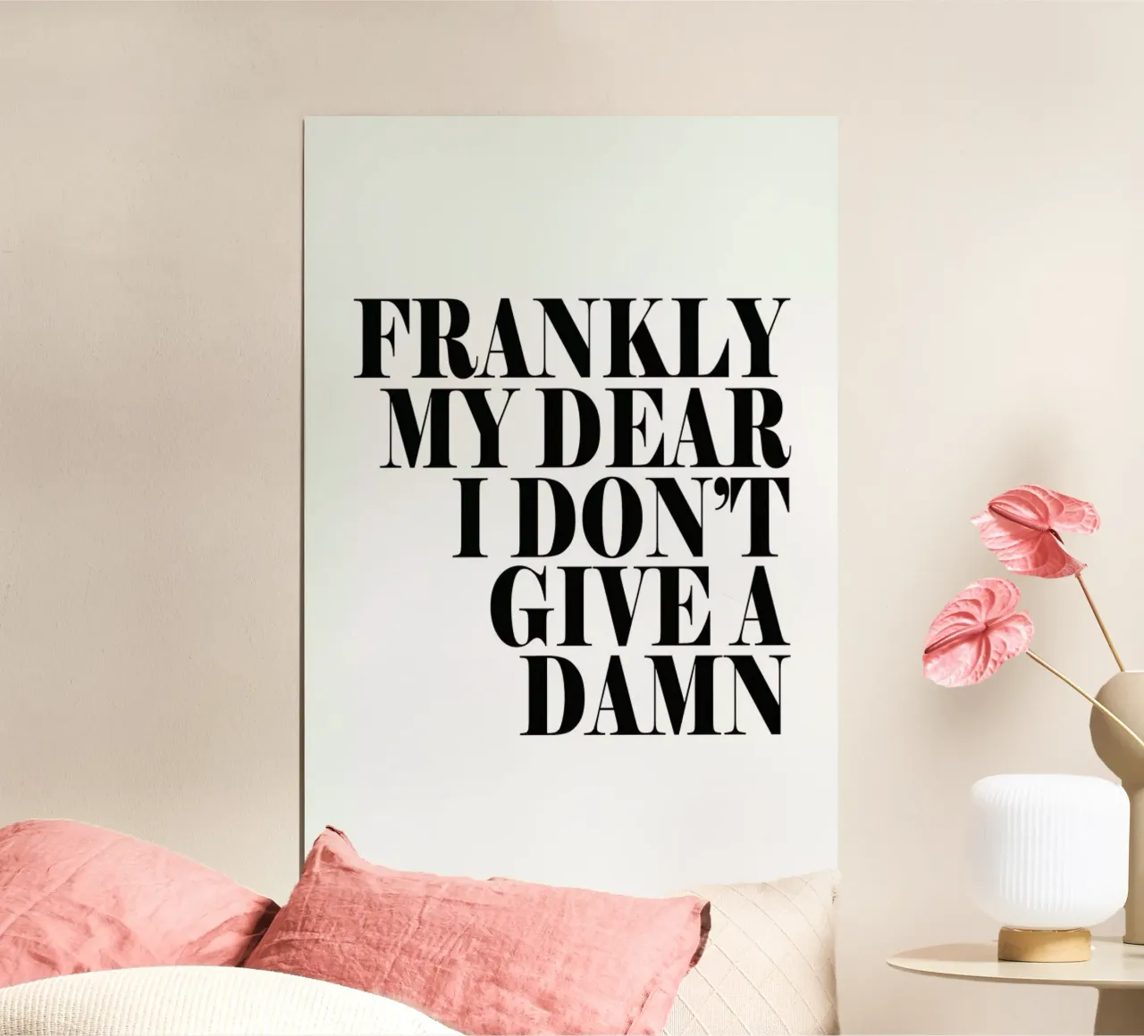 Frankly My Dear I Don’t Give A Damn carta hahnemühle da Honeymoon Hotel
