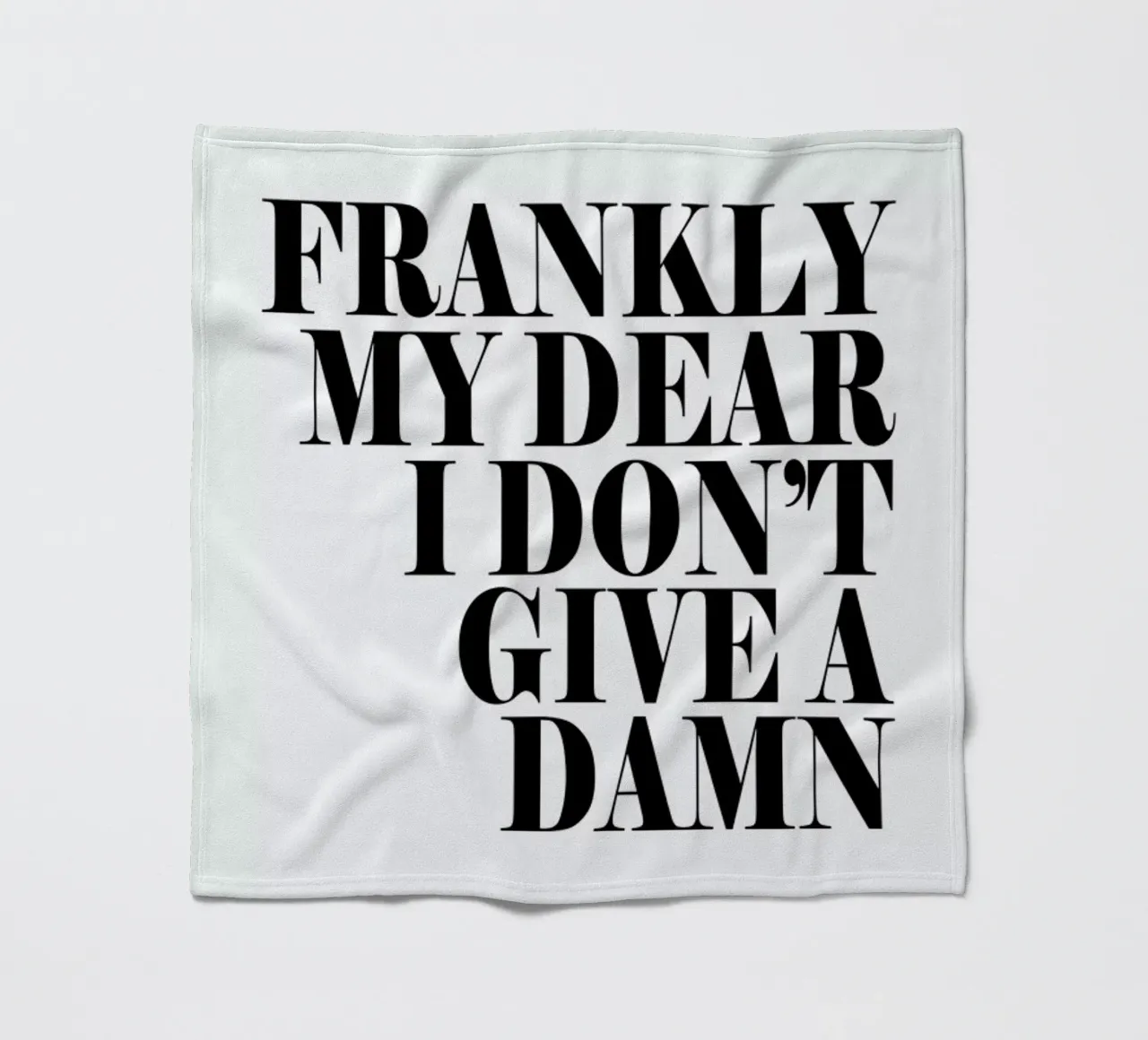 Frankly My Dear I Don’t Give A Damn coperta in pile da Honeymoon Hotel