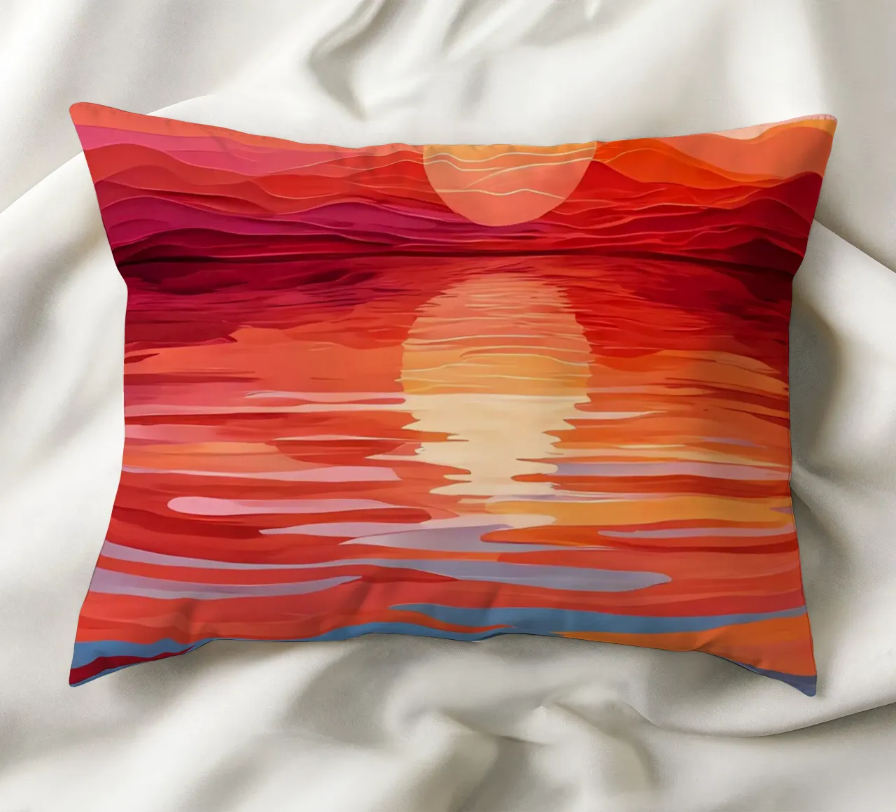Riflessioni sull'ora d'oro cuscino da Artistic-shop