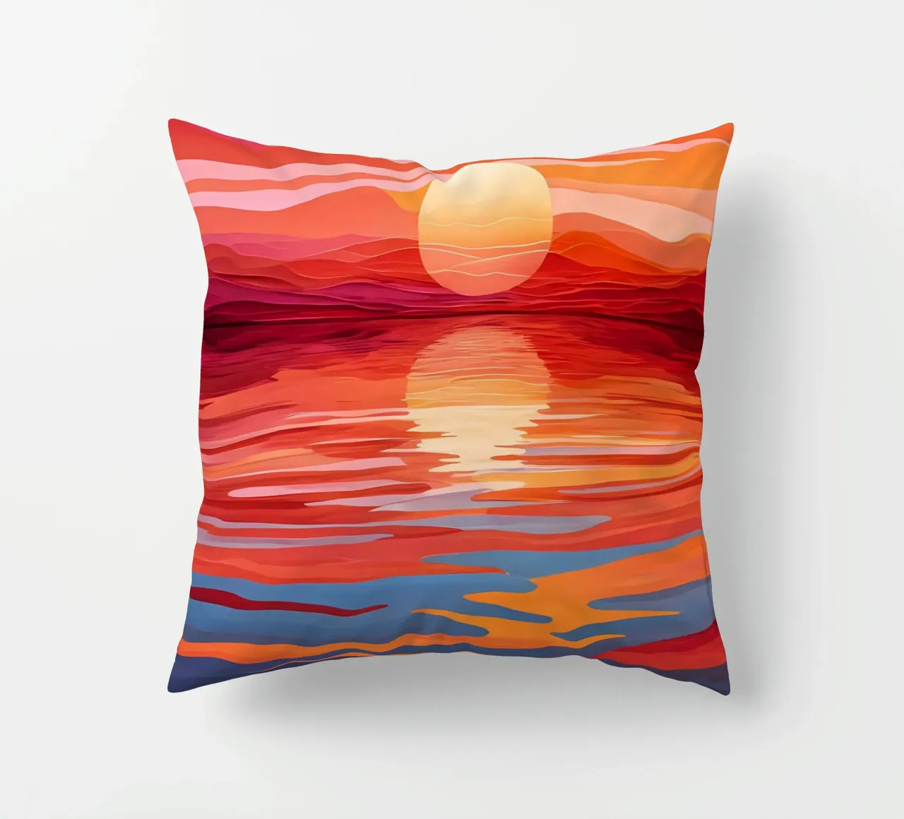 Riflessioni sull'ora d'oro cuscino da Artistic-shop