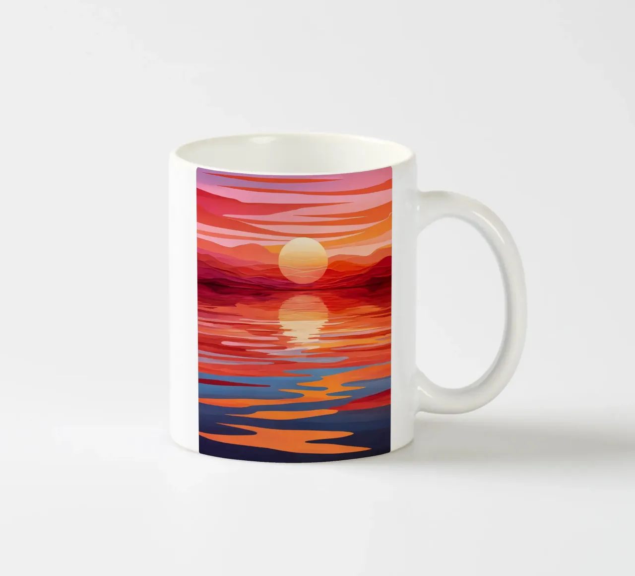 Riflessioni sull'ora d'oro tazza in ceramica da Artistic-shop