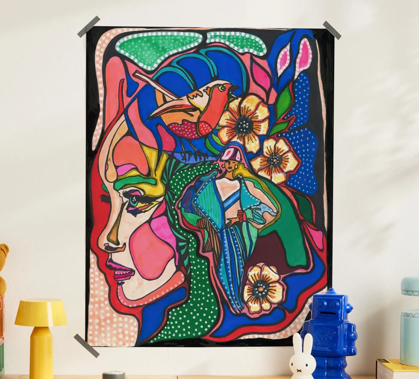 Floral Elements poster de Samuel Leonardo