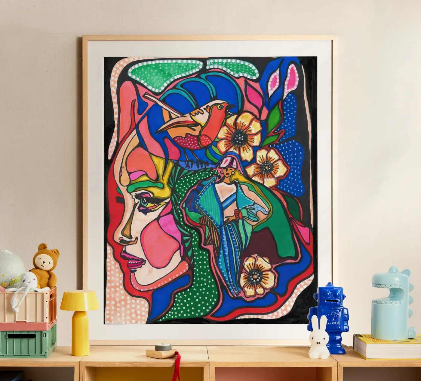 Floral Elements poster van Samuel Leonardo