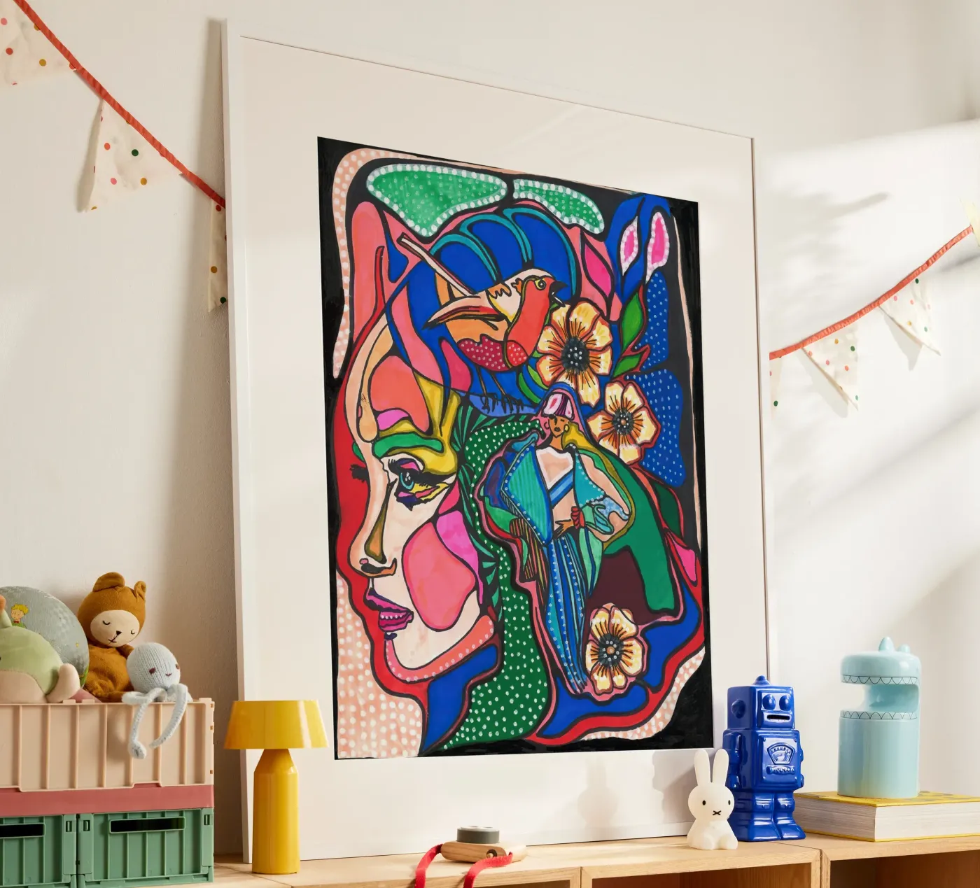 Floral Elements poster van Samuel Leonardo