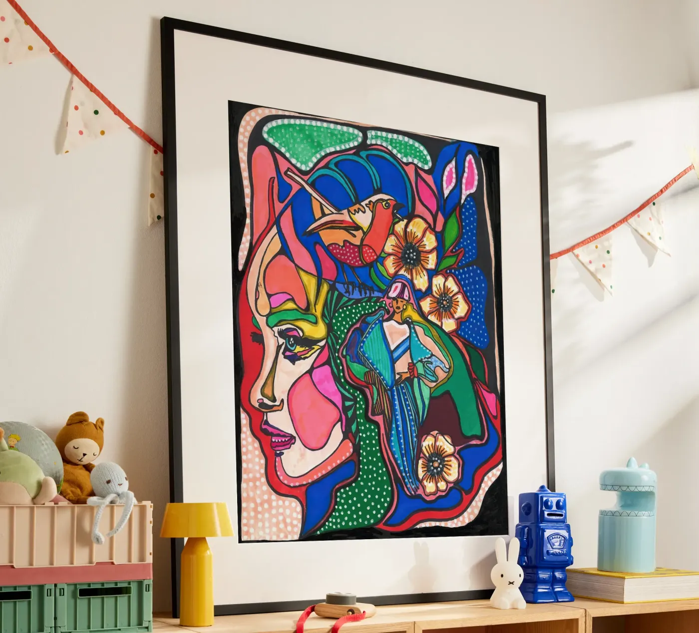 Floral Elements poster van Samuel Leonardo