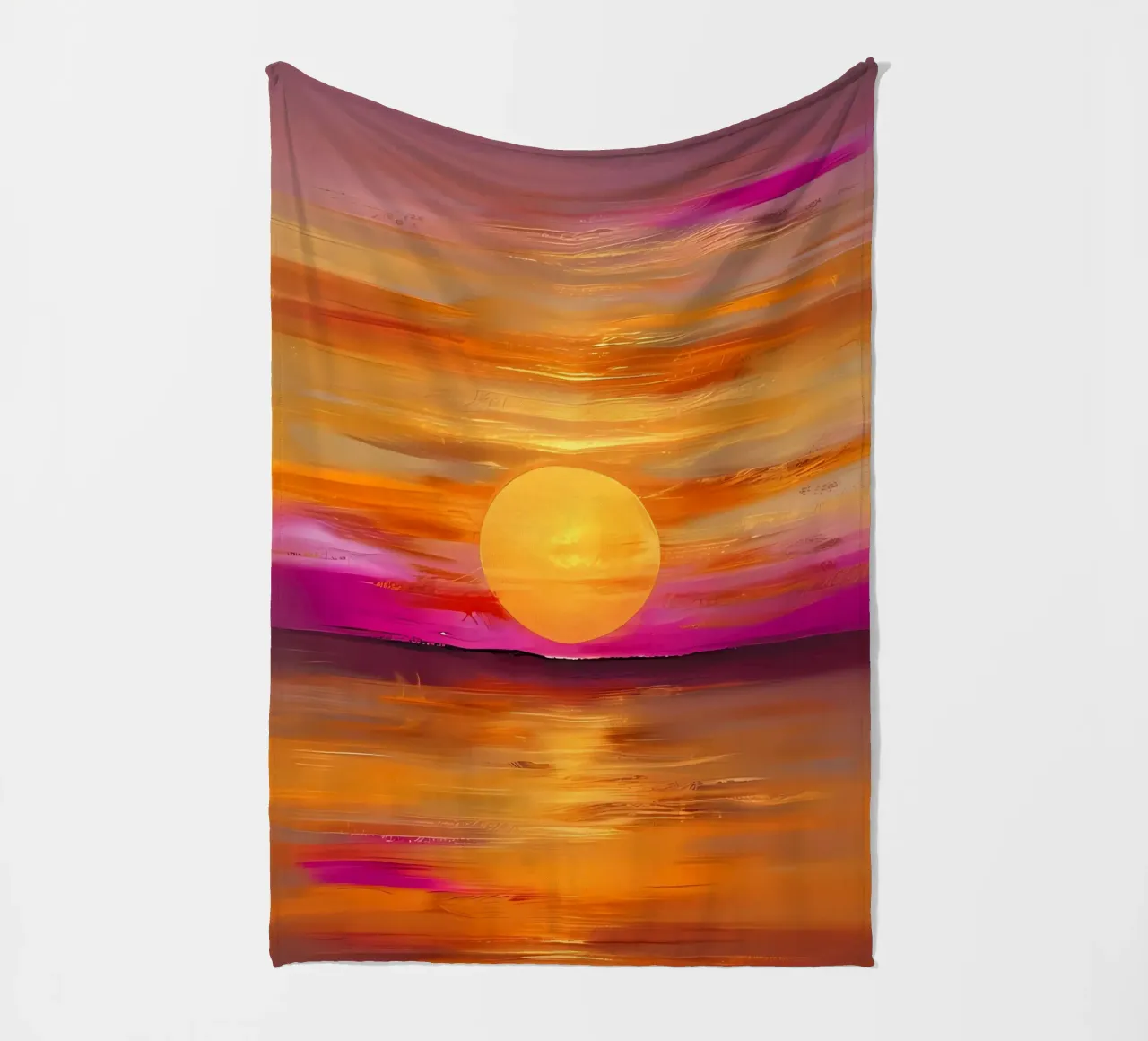 Bagliore dell'ora d'oro coperta in pile da Artistic-shop