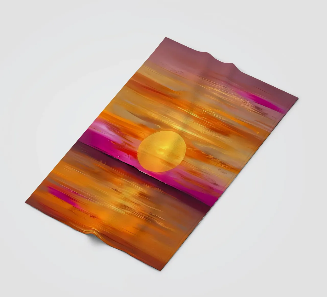 Bagliore dell'ora d'oro coperta in pile da Artistic-shop