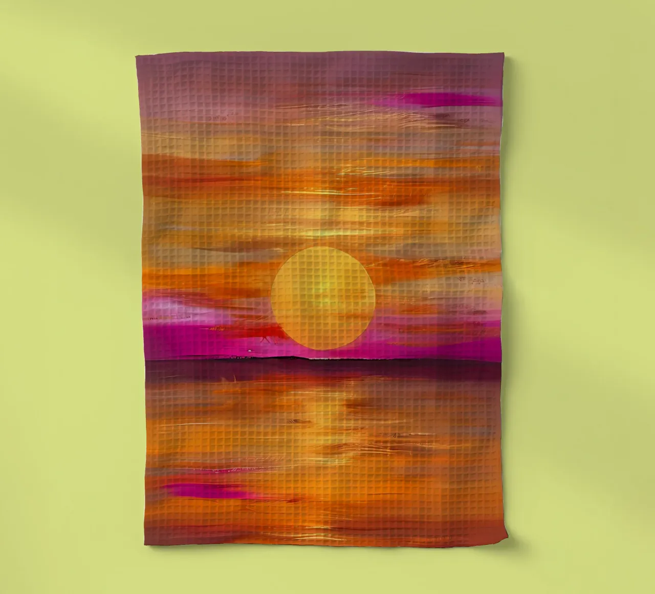 Golden Hour Glow tea towel by Artistic-shop