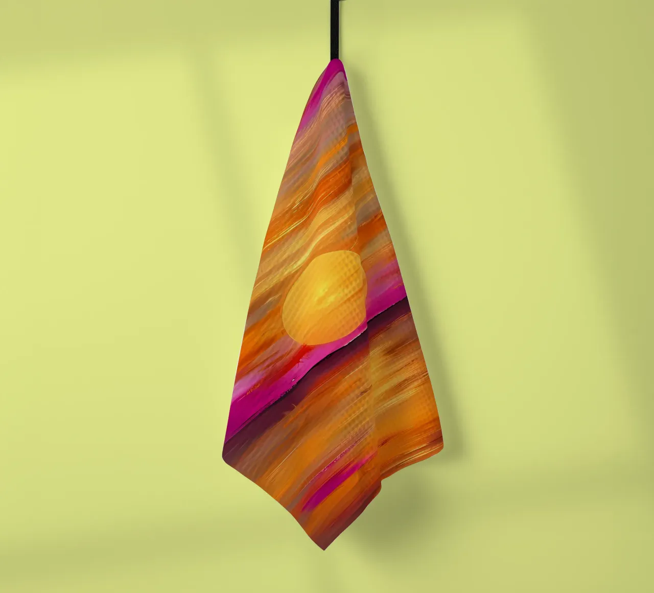 Golden Hour Glow tea towel by Artistic-shop