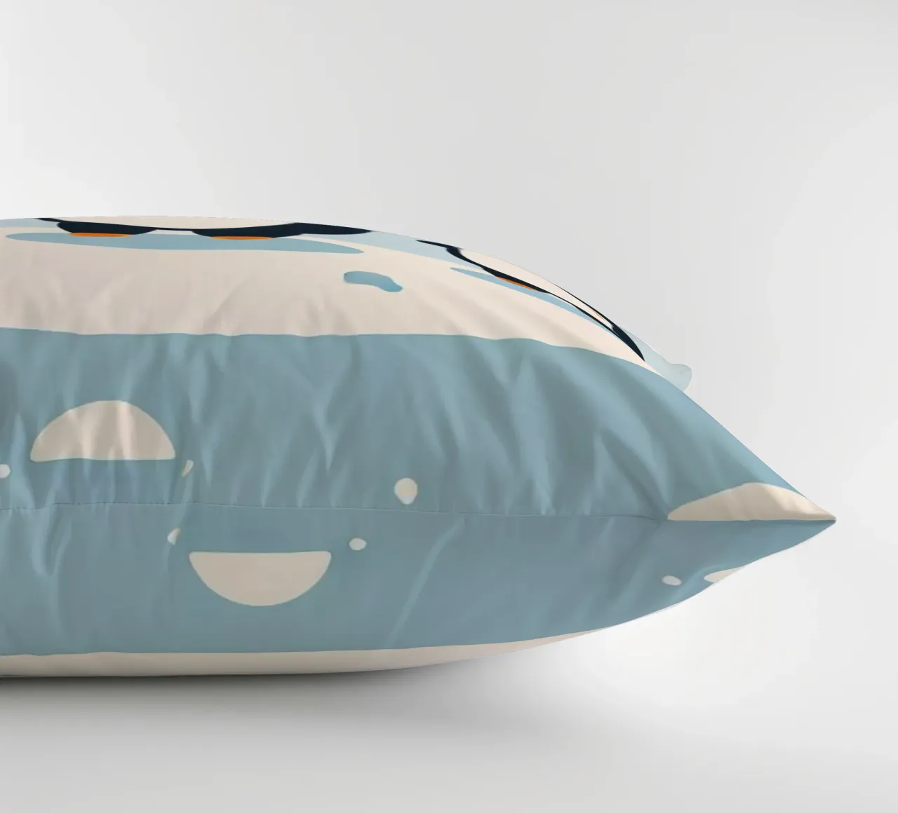 Pinguinfamilie decorative cushion by Alegria Fantasia