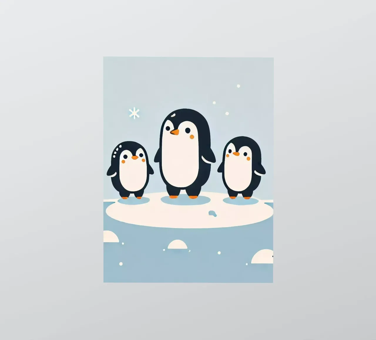 Pinguinfamilie sticker by Alegria Fantasia