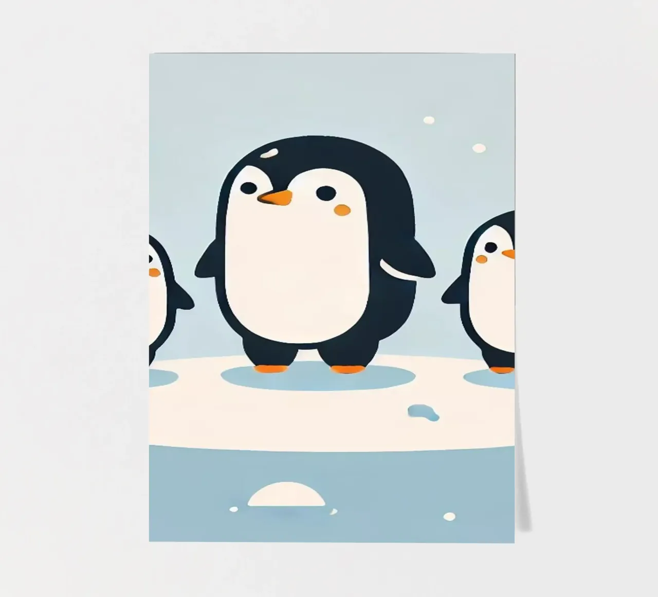 Pinguinfamilie sticker sheet by Alegria Fantasia