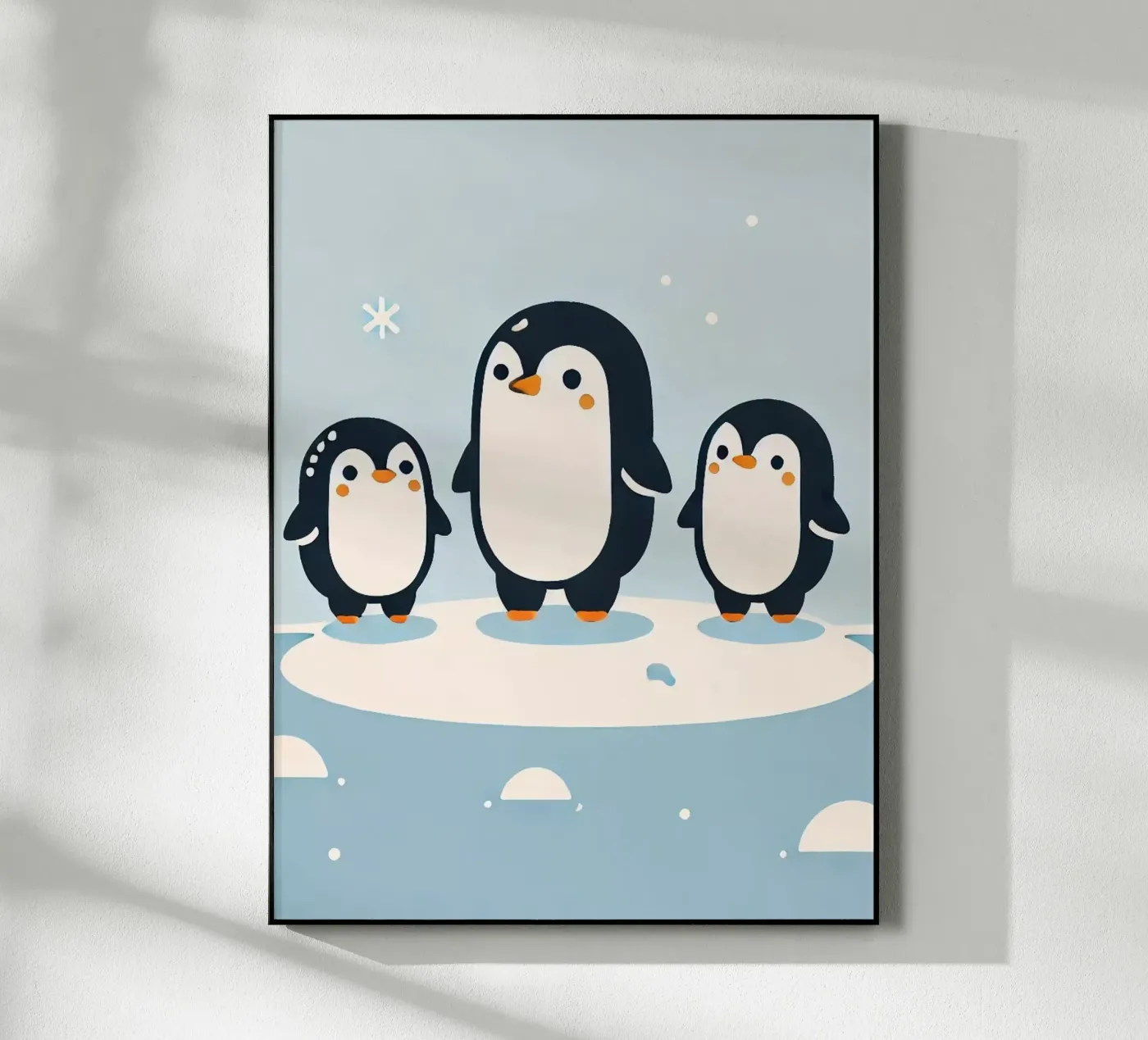 Pinguinfamilie plexiglass da Alegria Fantasia