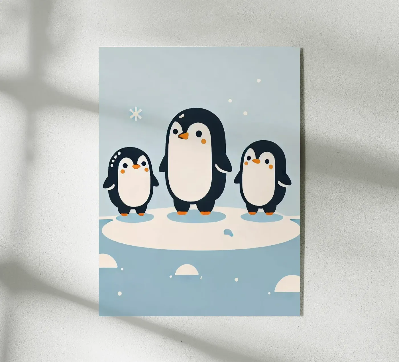 Pinguinfamilie plexiglass da Alegria Fantasia