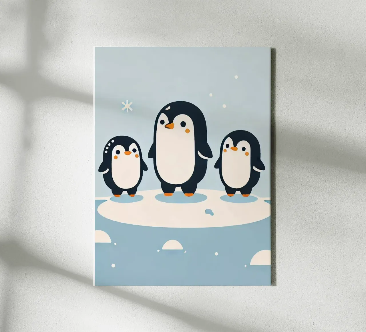 Pinguinfamilie canvas by Alegria Fantasia