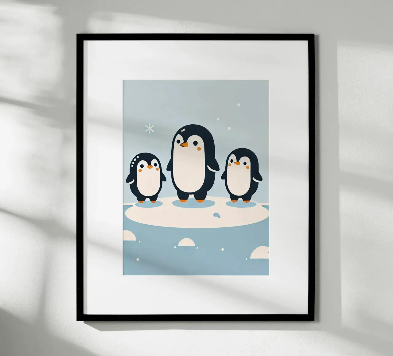 Pinguinfamilie poster by Alegria Fantasia