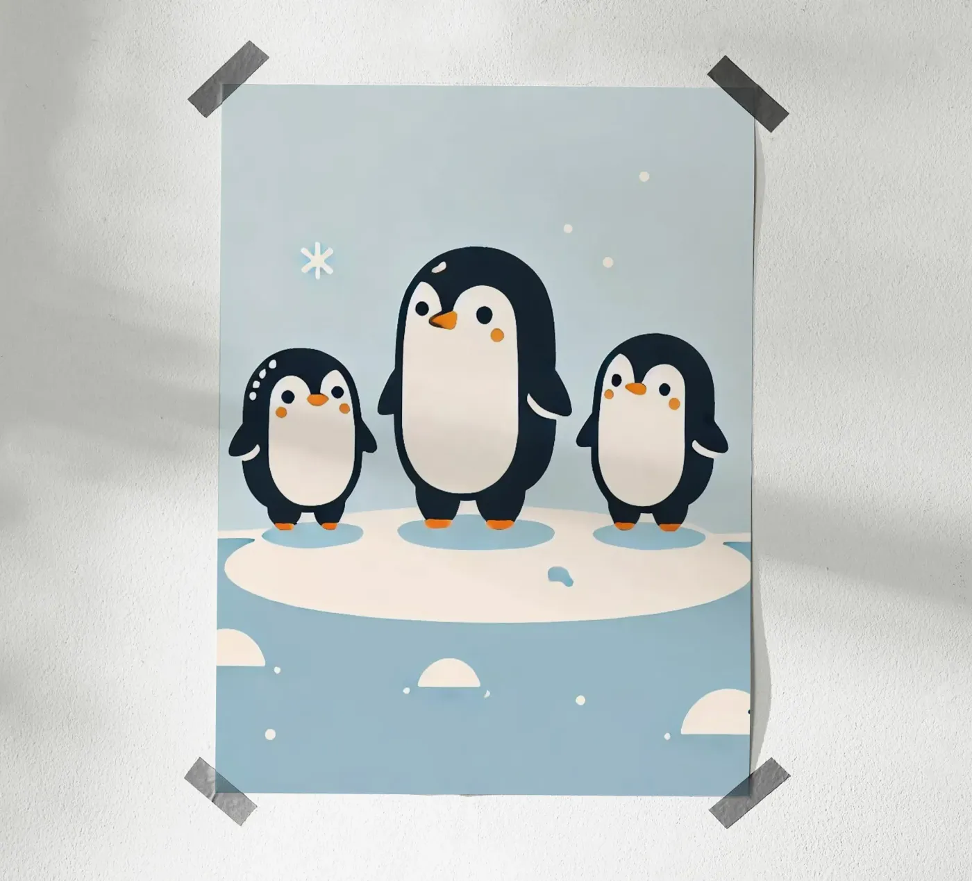 Pinguinfamilie poster da Alegria Fantasia