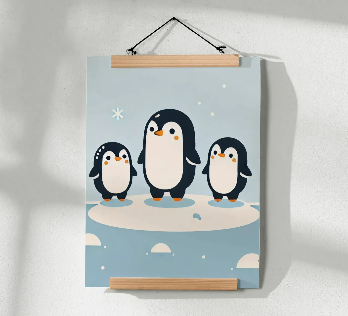 Pinguinfamilie poster da Alegria Fantasia