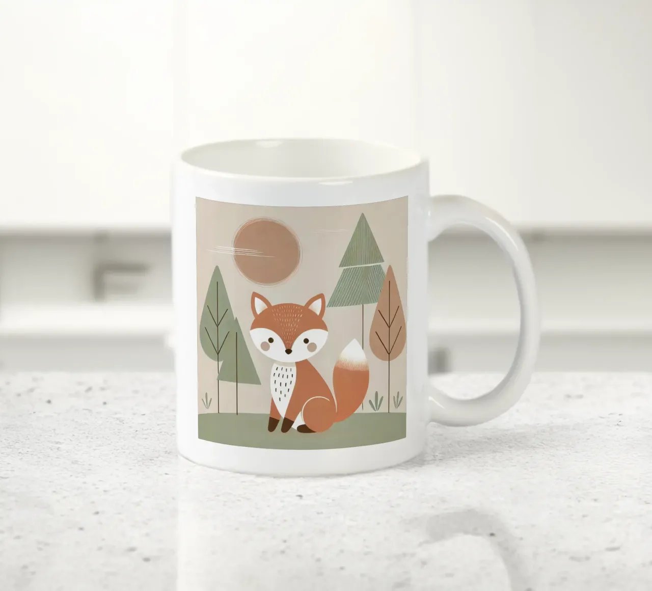 Fuchs im Wald tazza in ceramica da Alegria Fantasia
