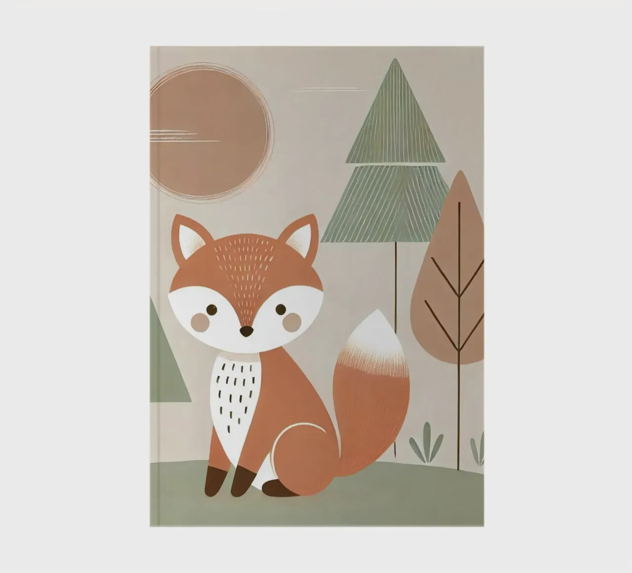 Fuchs im Wald notebook by Alegria Fantasia