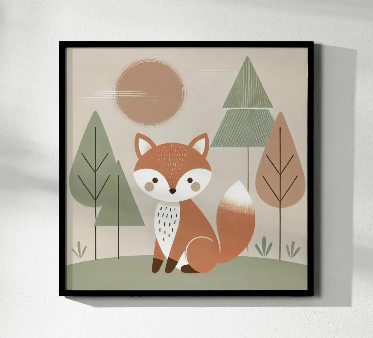 Fuchs im Wald carta hahnemühle da Alegria Fantasia