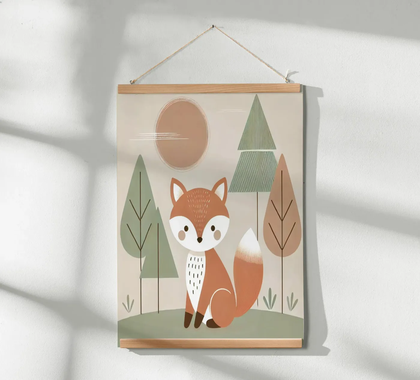 Fuchs im Wald poster by Alegria Fantasia