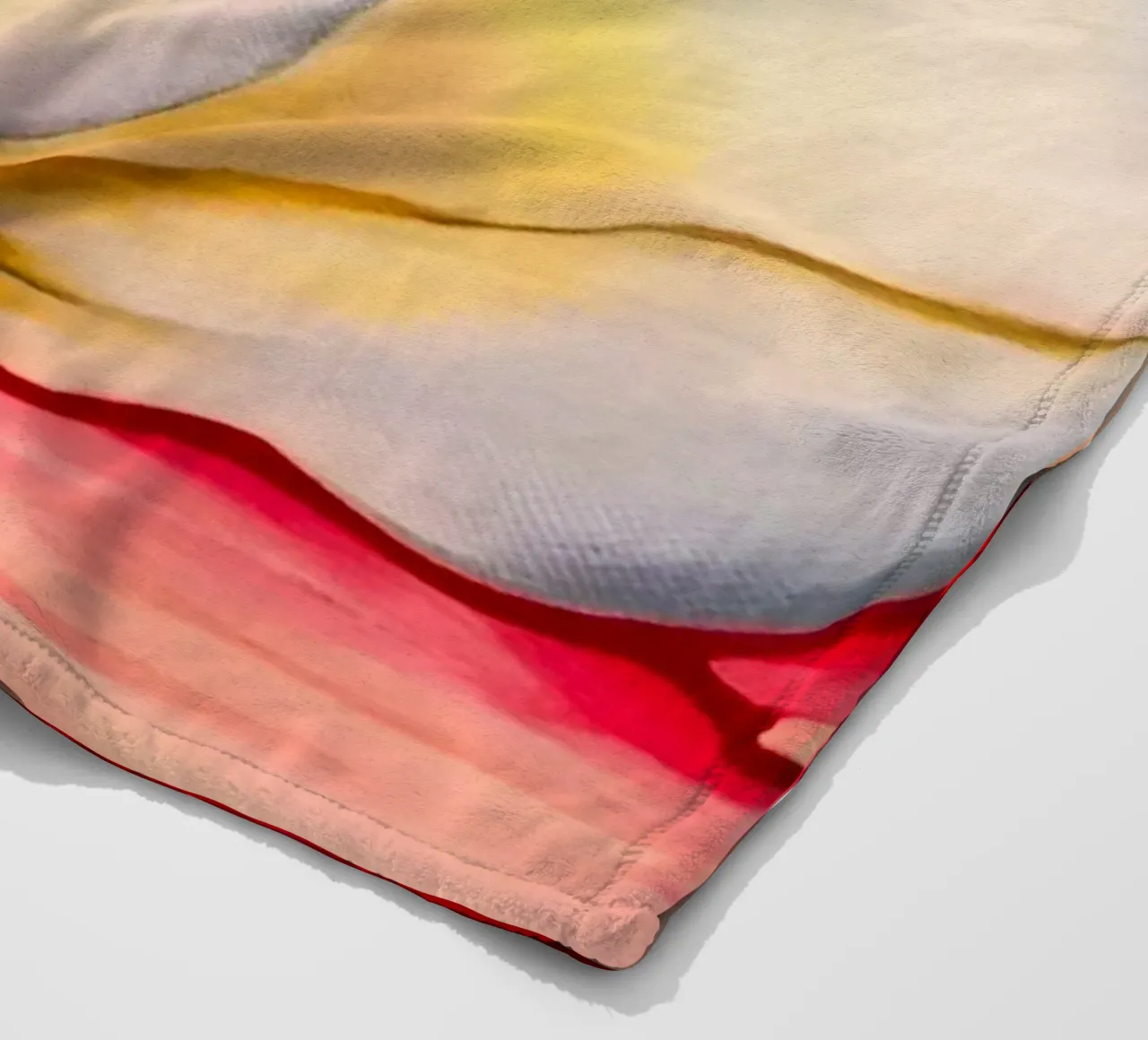 Georgia O'Keeffe - Collina rossa e conchiglia bianca, 1938 coperta in pile da Kinsley