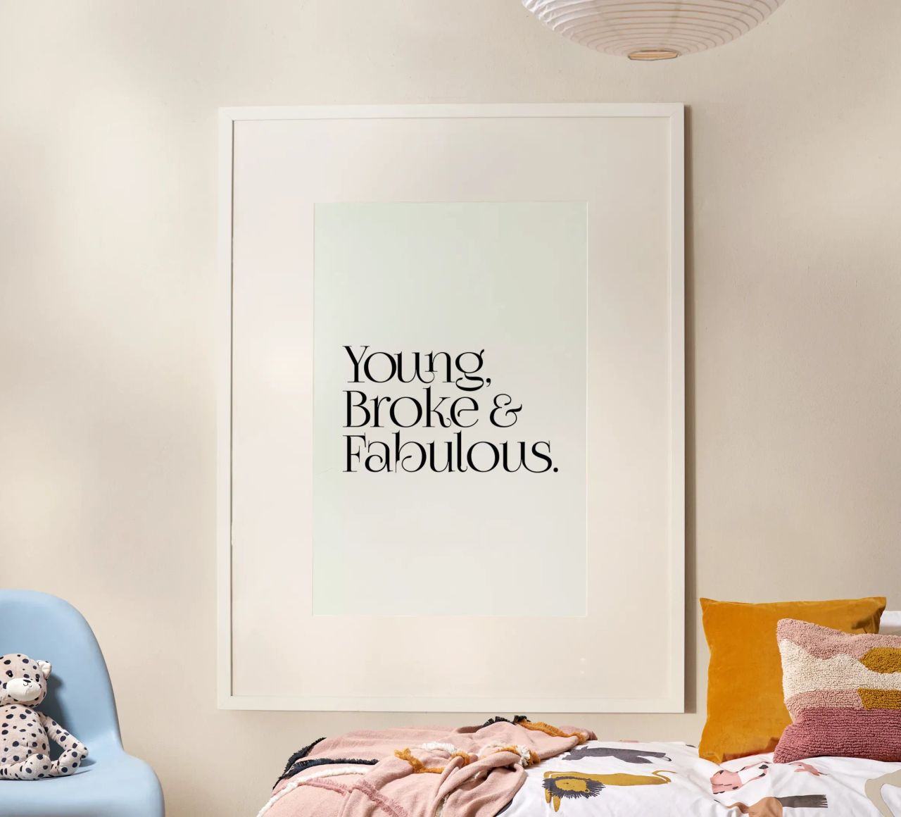 Young Broke And Fabulous Poster von Honeymoon Hotel
