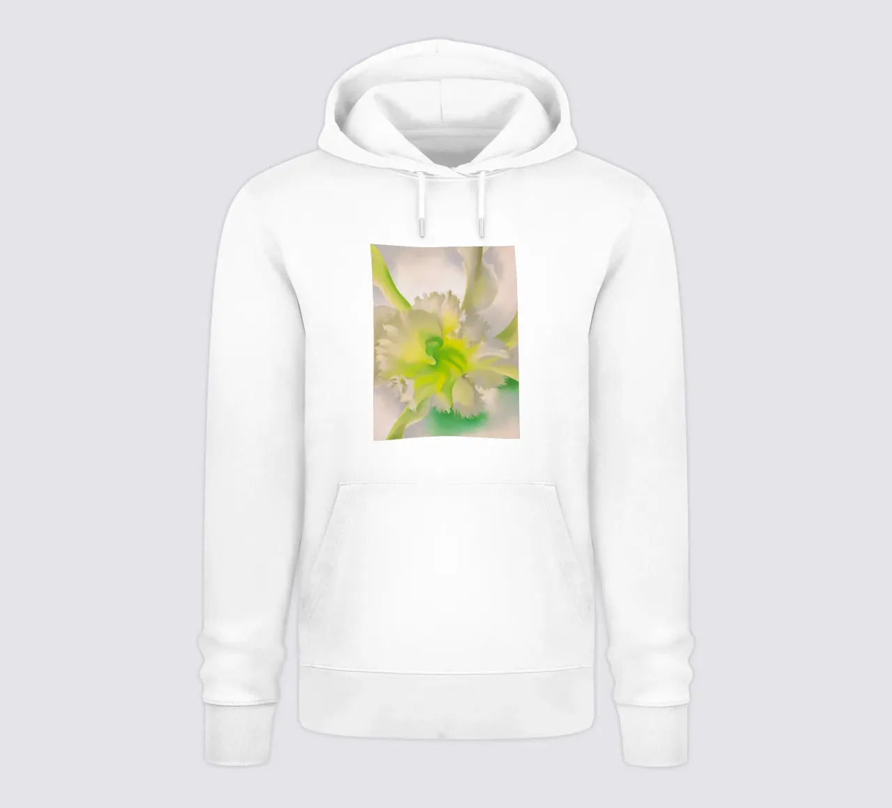 Georgia O'Keeffe - Un'orchidea, 1941 felpa con cappuccio da Kinsley