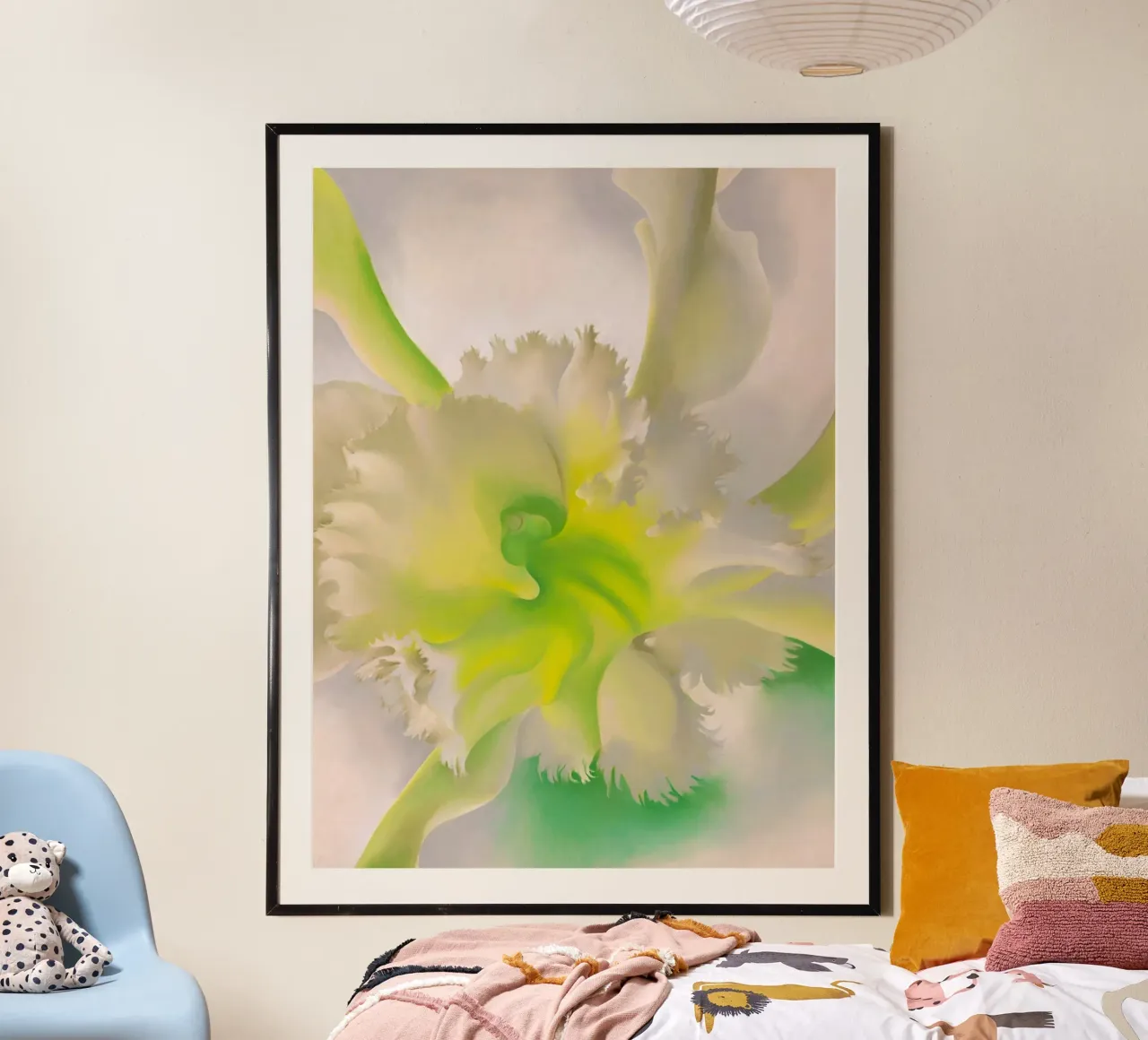 Georgia O'Keeffe - Un'orchidea, 1941 carta hahnemühle da Kinsley