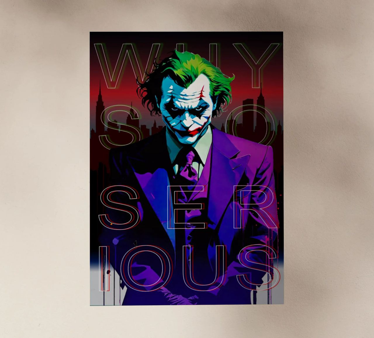 Why So Serious? pellicola backlit da Eni Brandon
