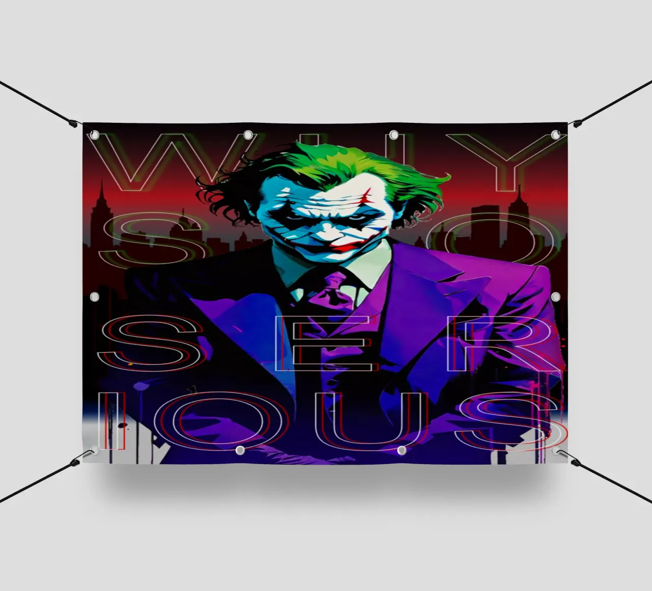 Why So Serious? telo in pvc da Eni Brandon