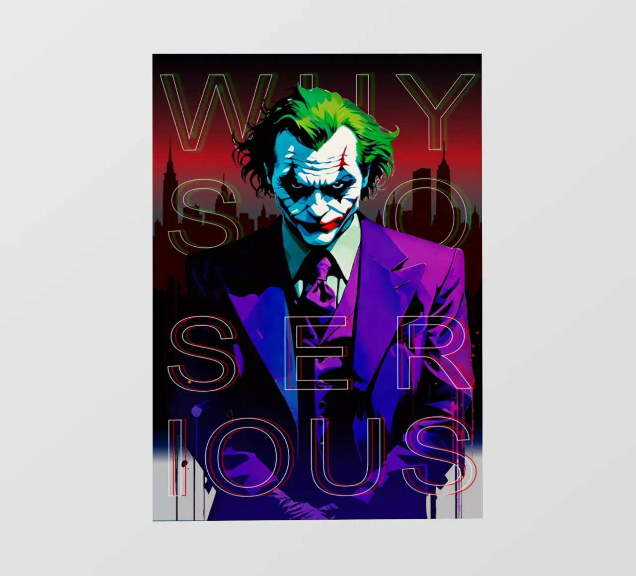 Why So Serious? telo in pvc da Eni Brandon