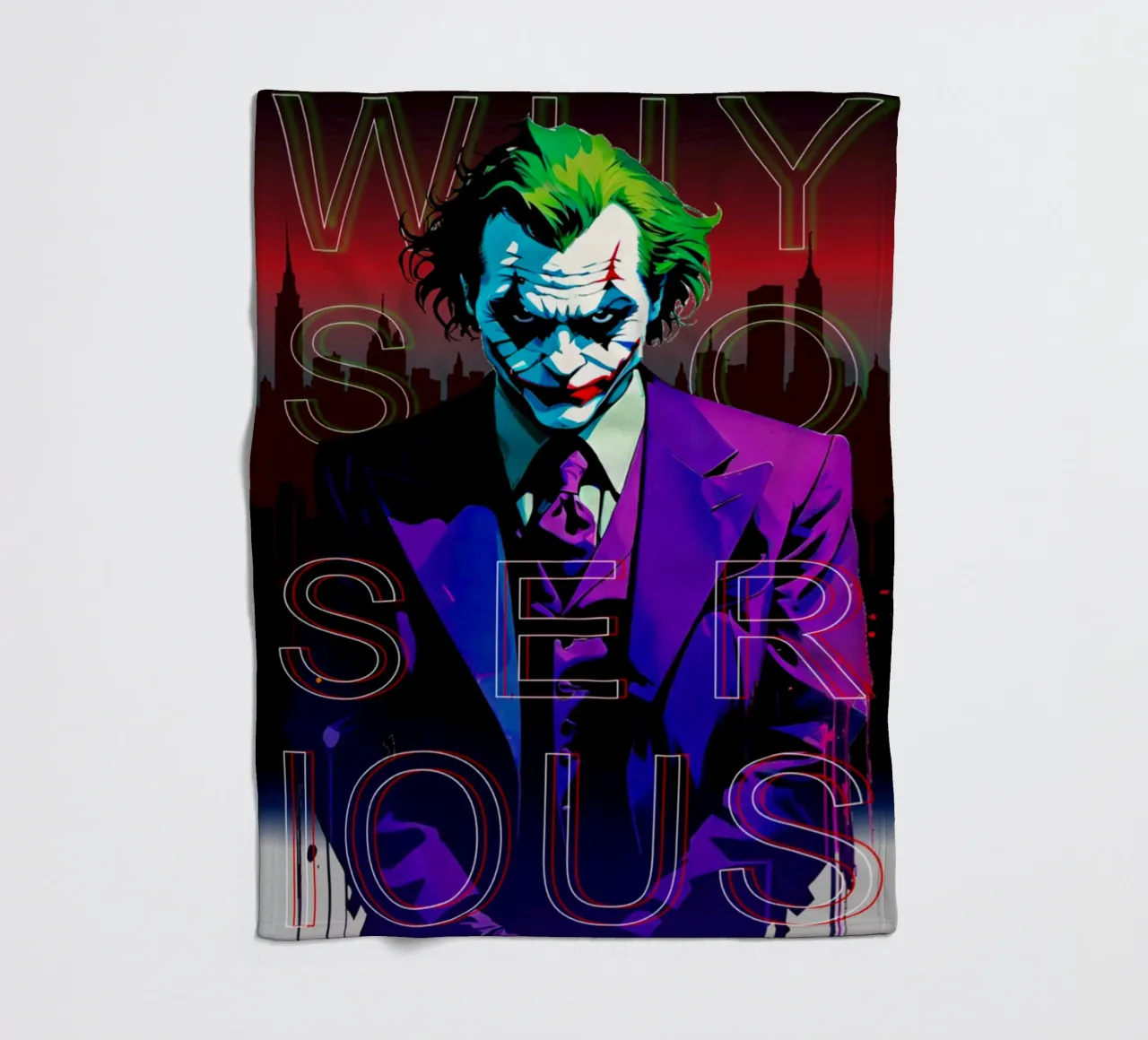 Why So Serious? coperta in pile da Eni Brandon