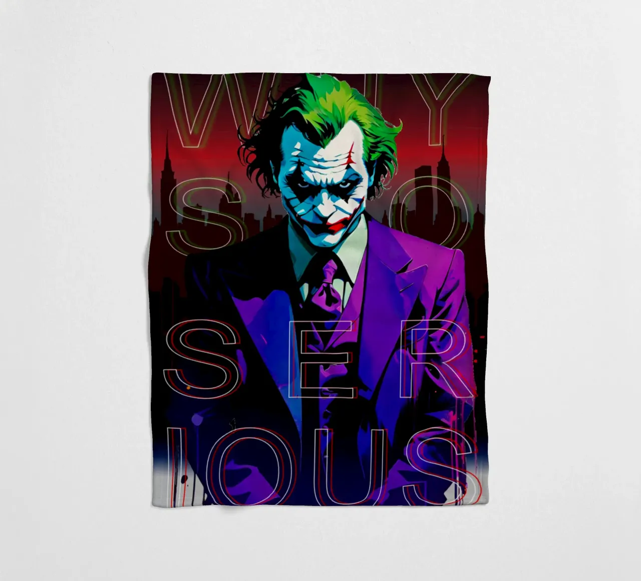 Why So Serious? coperta in pile da Eni Brandon
