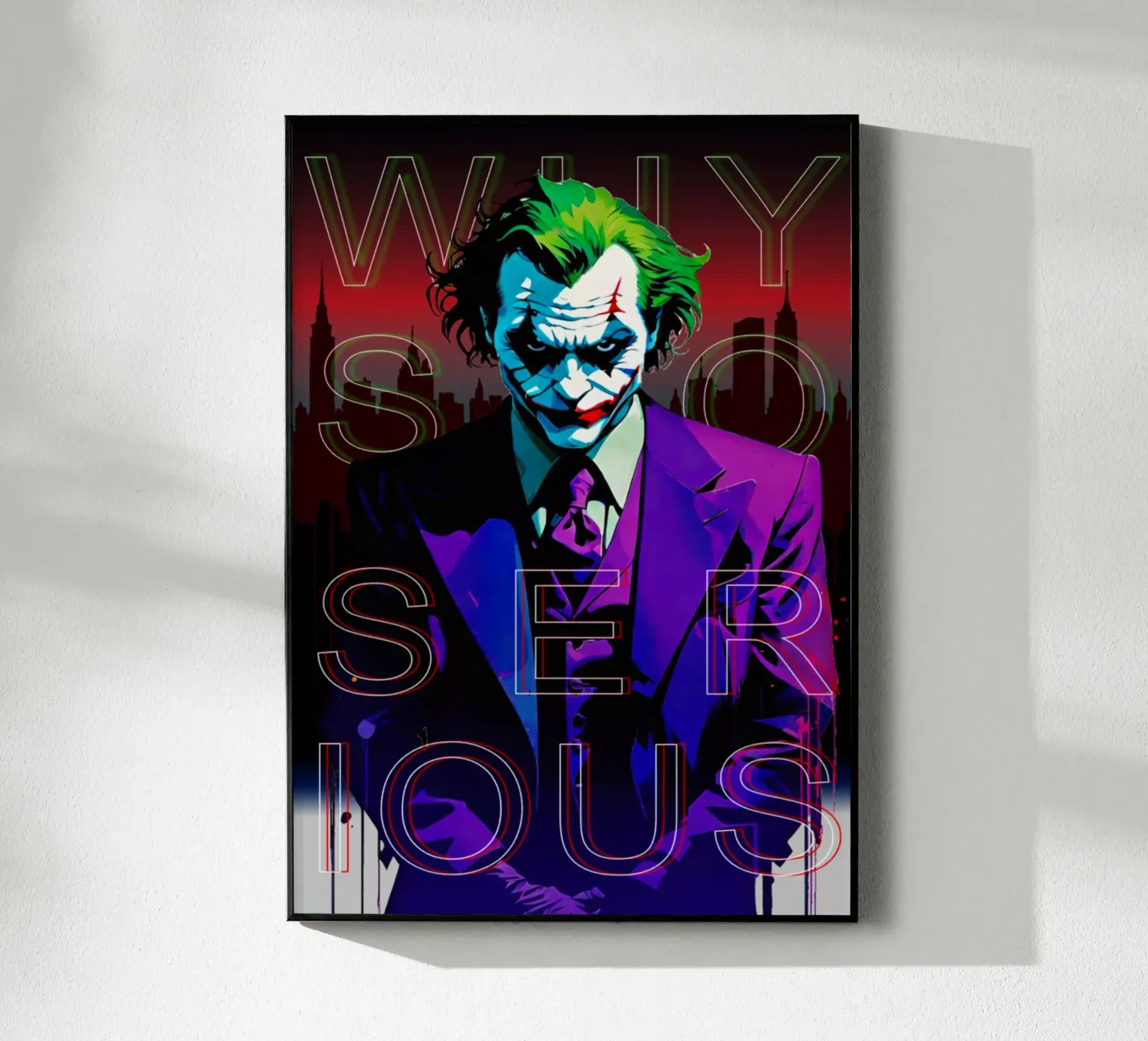 Why So Serious? acryl van Eni Brandon