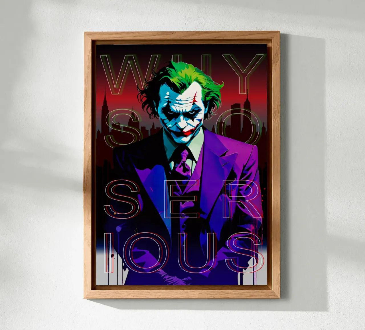 Why So Serious? alluminio dibond da Eni Brandon