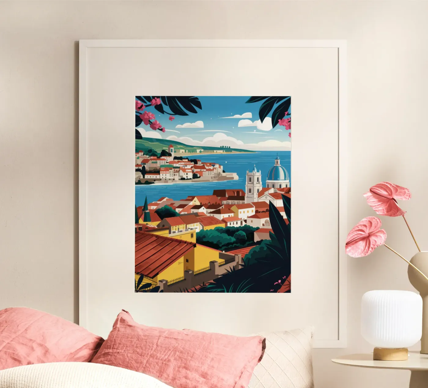 Splendore sulla costa poster da Bare Art