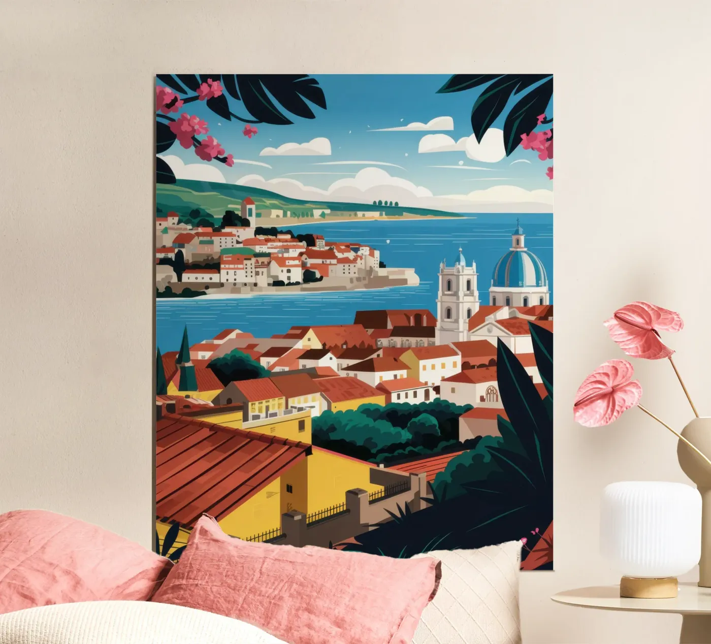 Splendore sulla costa poster da Bare Art