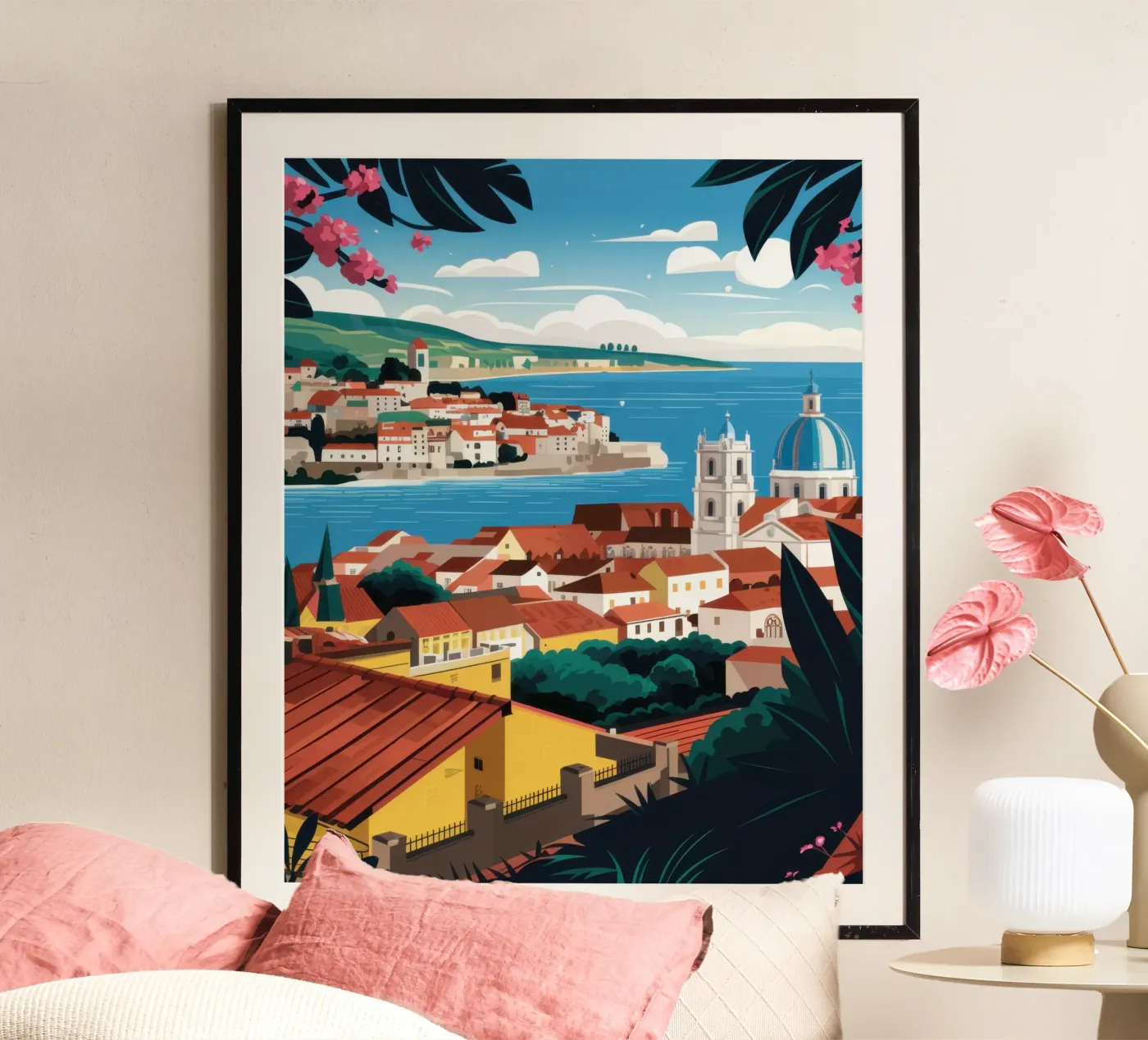 Splendore sulla costa poster da Bare Art
