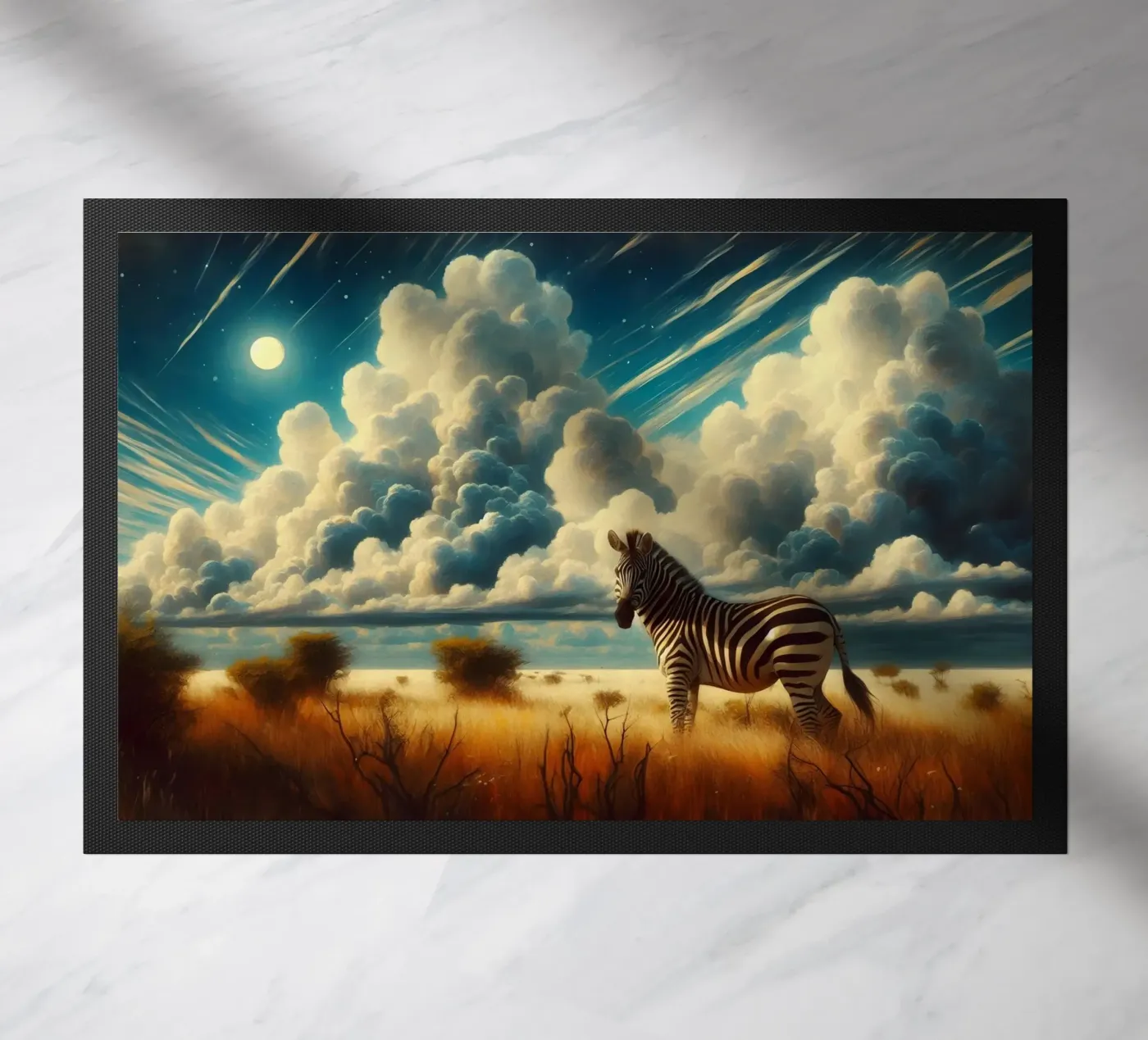 ZEBRE doormat by RUBIANT ART