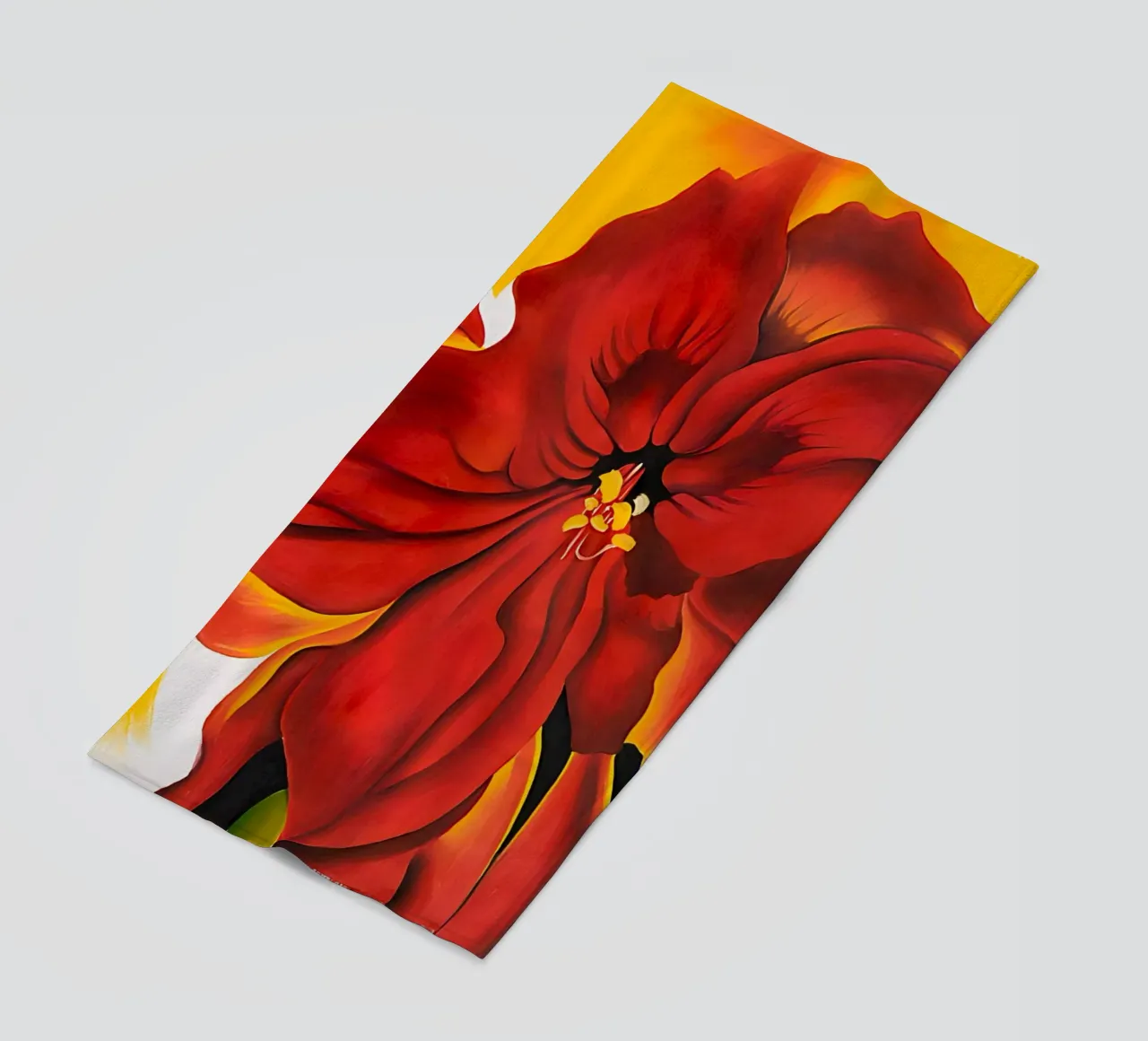 Georgia O'Keeffe - Amaryllis rosso telo mare da Kinsley