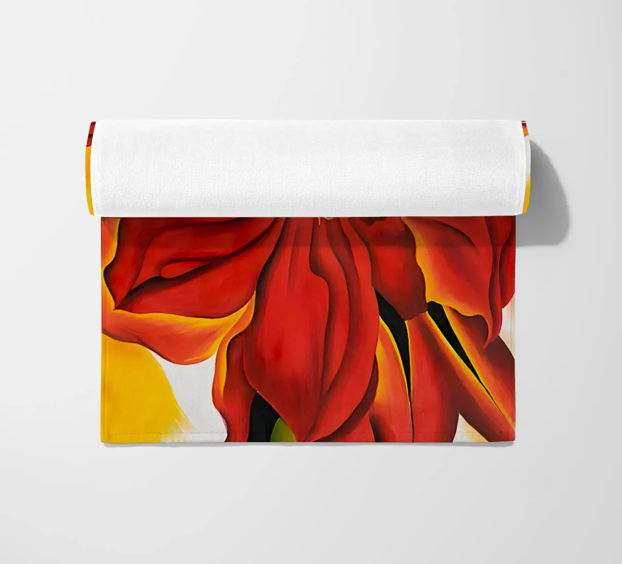 Georgia O'Keeffe - Amaryllis rosso telo mare da Kinsley