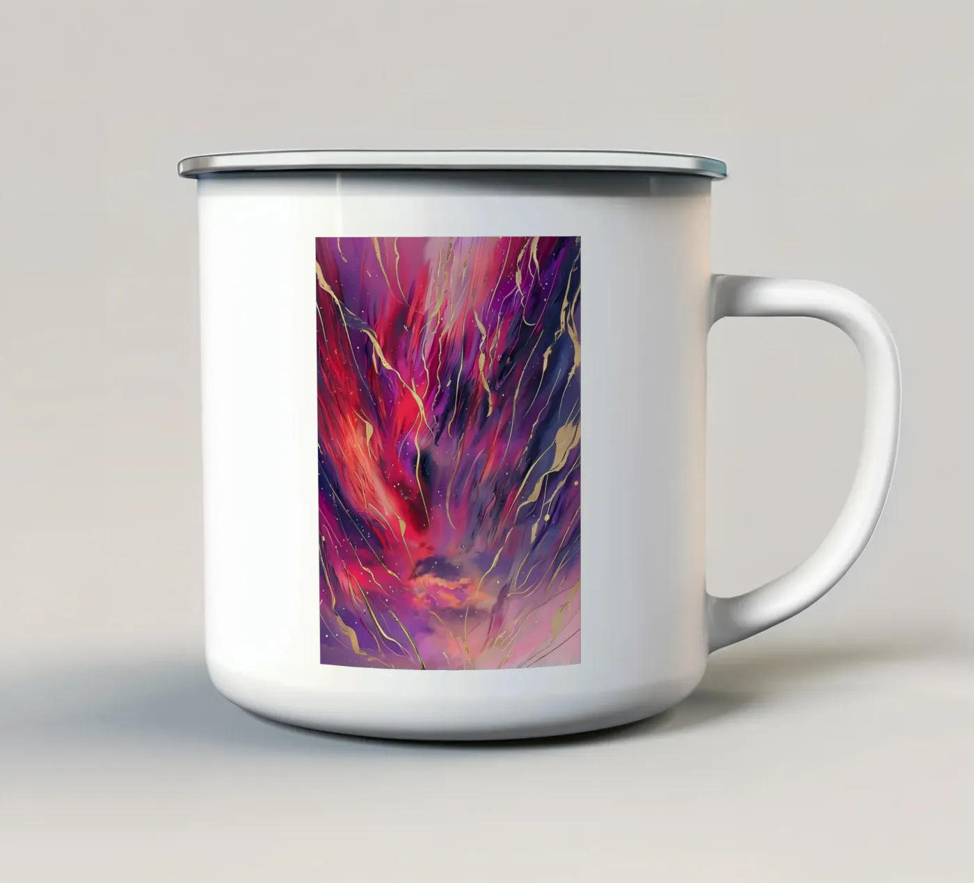 Celestial Symphony enamel mug by Artistic-shop