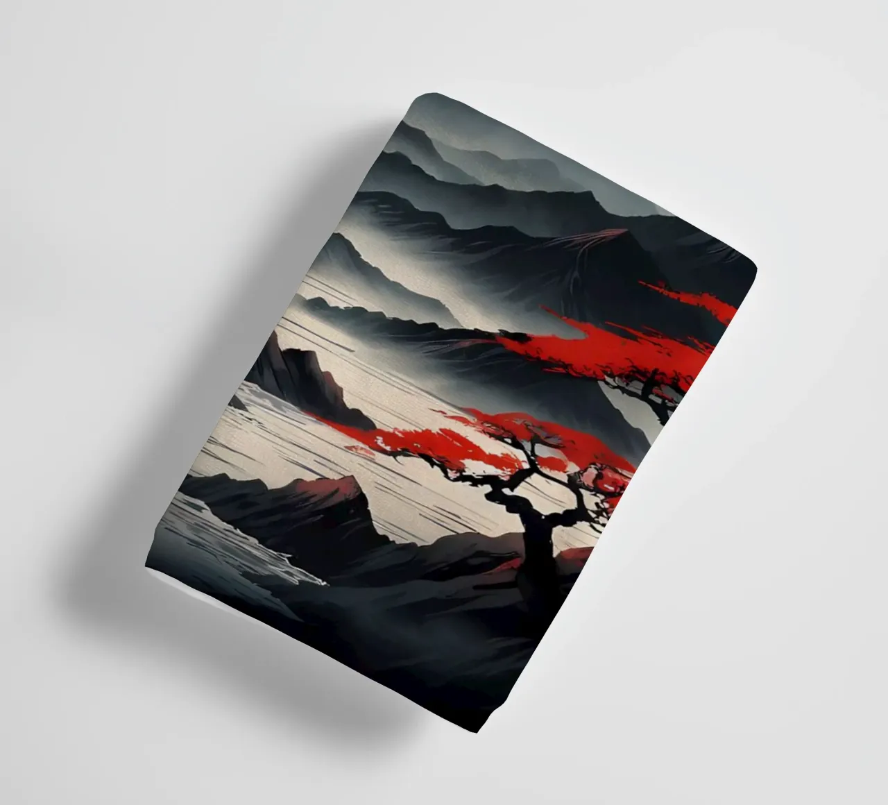 L'abbraccio infuocato del Fuji asciugamano da bagno da Artistic-shop