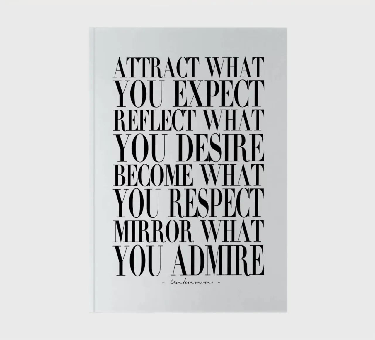 Attract What You diario da Honeymoon Hotel