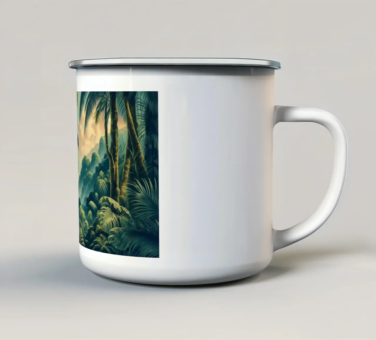 TOUCAN tazza in smalto da RUBIANT ART